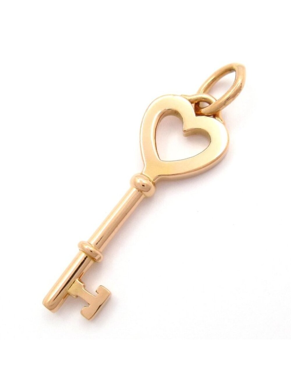 Tiffany & Co Pendant Heart Key 18k Pink Gold
